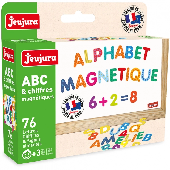 Set magnetice creative Jeujura 76 litere mari