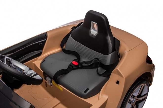 Mașină cu acumulator BMW I4 auriu 4x4