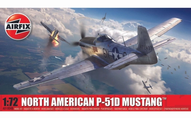 Model de avion North American P-51D Mustang