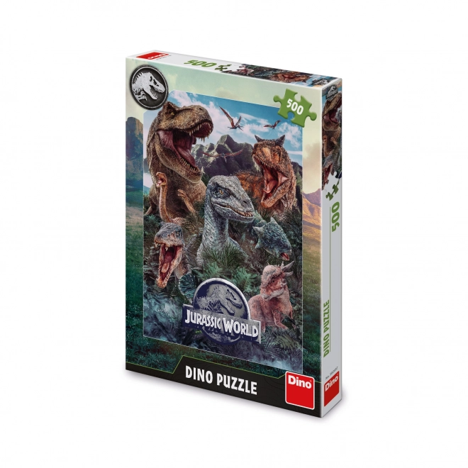 Puzzle DINO Jurassic World 500 de piese