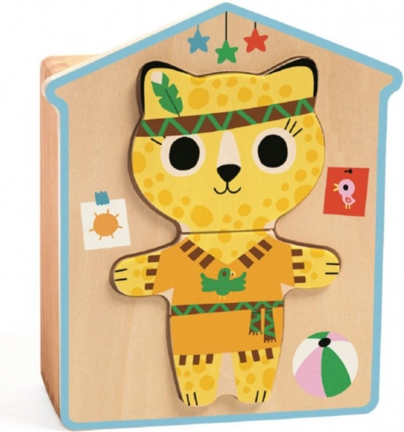 Puzzle Pisicuțe vesele de la Djeco