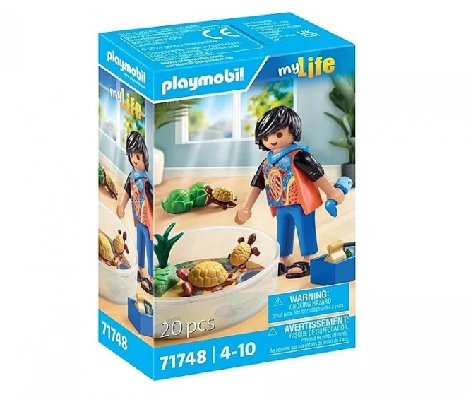 Set playmobil terrarium cu broaște țestoase
