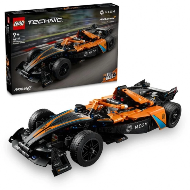 Neom McLaren Formula E mașina de curse Lego Technic