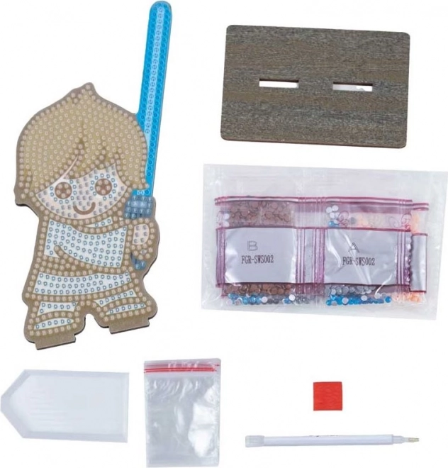 Pictură cu diamante Star Wars: Luke Skywalker