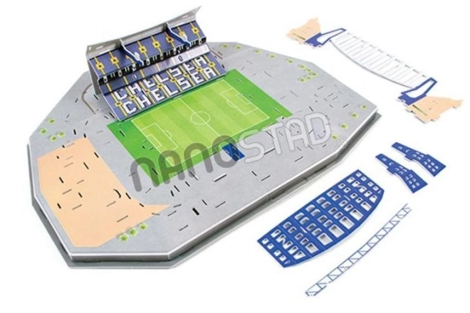 Puzzle 3D stadion Stamford Bridge FC Chelsea