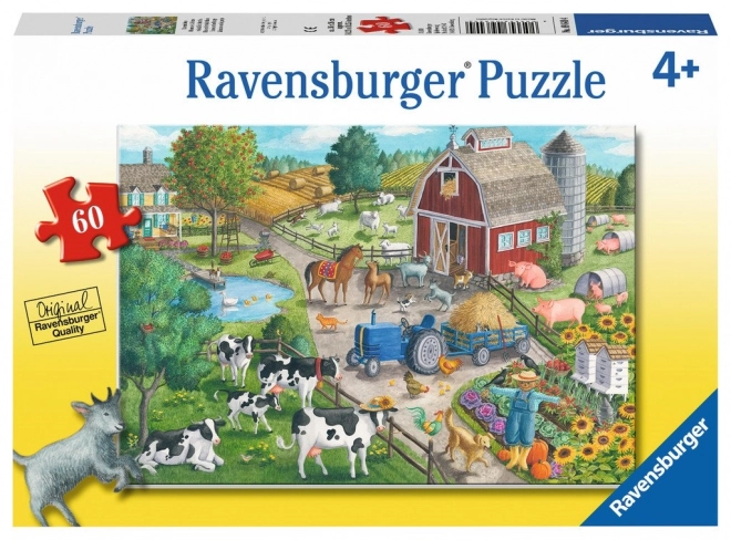 Puzzle Ravensburger Ferma Acasă 60 Piese