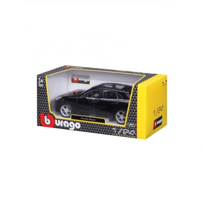 Porsche Macan negru 1:24 de la Bburago