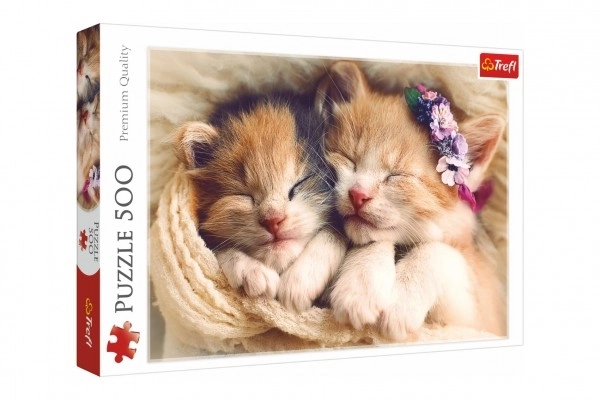 Puzzle TREFL pisici adormite 500 de piese