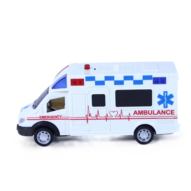 Ambulanță cu sunet și lumini