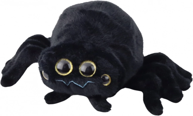Păianjen de pânză de păianjen din pluș negru 30 cm