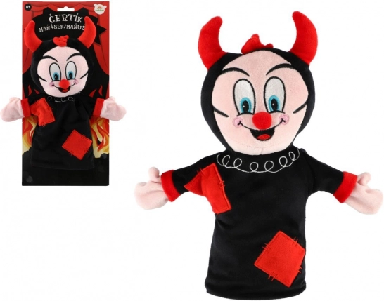 Marionetă din pluș, mic diavol 30 cm TEDDIES