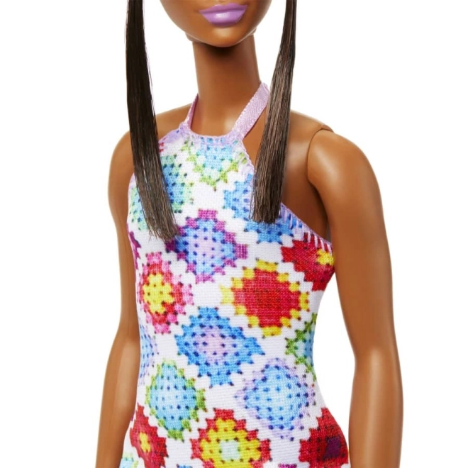 Rochie strălucitoare cu model patchwork