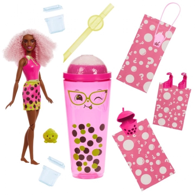 păpușă Barbie Pop Reveal Bubble Tea cu temă de afine