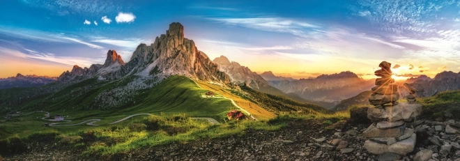 Puzzle panoramic Trefl Passo di Giau, Dolomiți 1000 piese