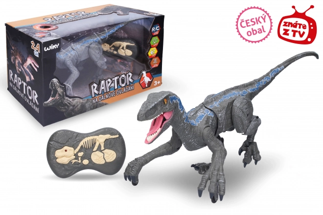 Raptor RC pe telecomandă gri 45 cm