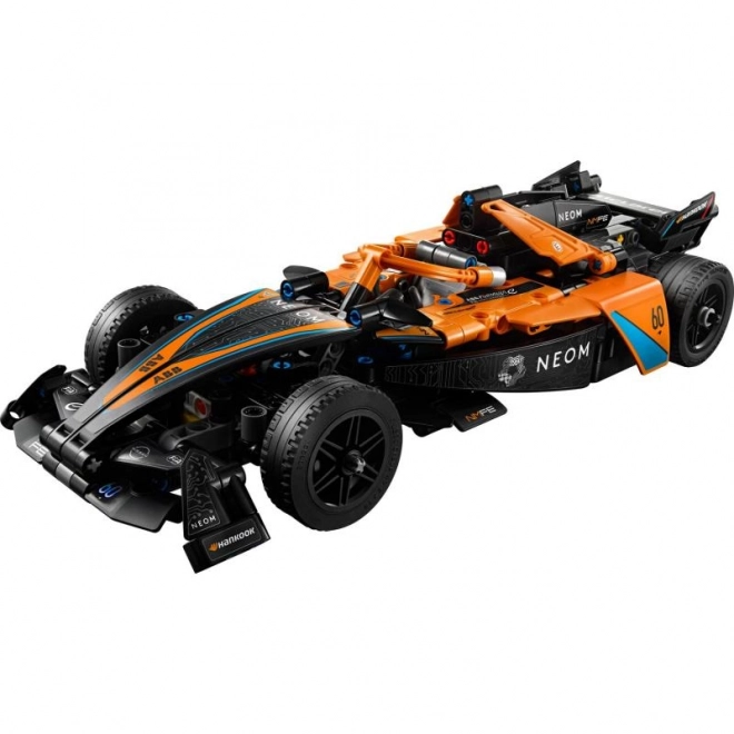 Neom McLaren Formula E mașina de curse Lego Technic