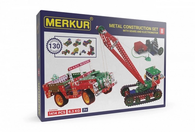 Set de construcție Merkur cu 130 de modele