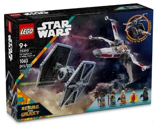 Stel Star Wars TIE și X-wing LEGO