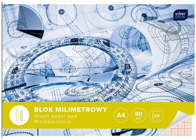 Bloc milimetric A4