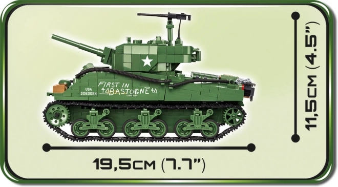 Set de construcție Sherman Jumbo Cobra King