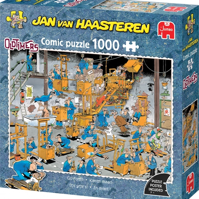 JUMBO Puzzle: Oldtimery - Înainte! 1000 de piese