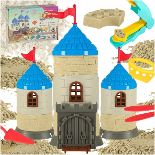 Set nisip pentru copii Castel set 750g