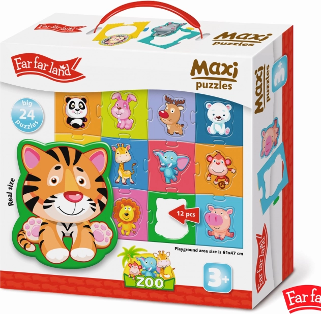 Maxi Puzzle Animale de la ZOO 24 de piese