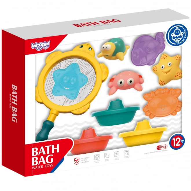 Set de baie cu animale marine și bărci Woopie