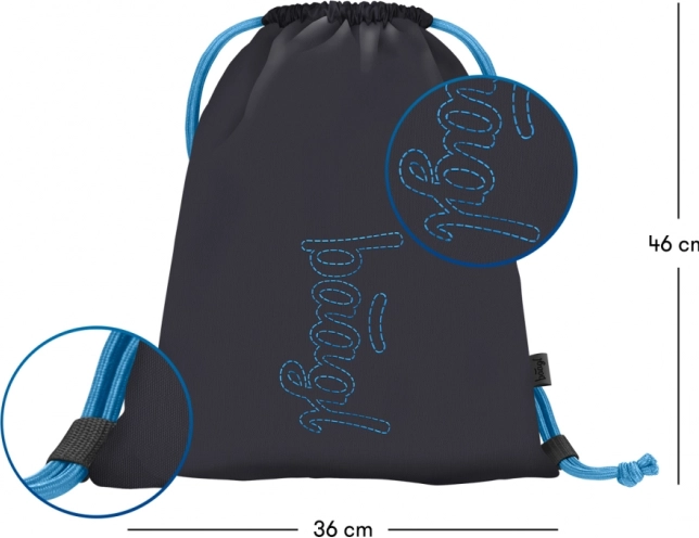 Set 3 piese Baagl: Rucsac, Penar și Săculeț Logo Mix