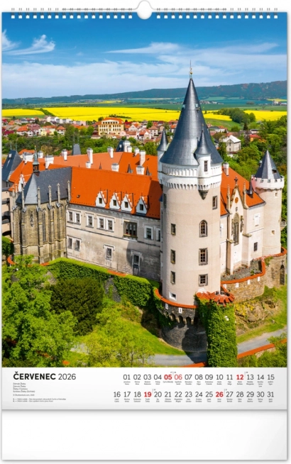 Calendar de perete Cetăți și castele 2026