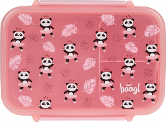 Cutie pentru gustări Baagl cu compartimente Panda