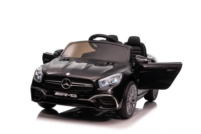 Masinuta electrica Mercedes SL65 S negru lacuit LCD