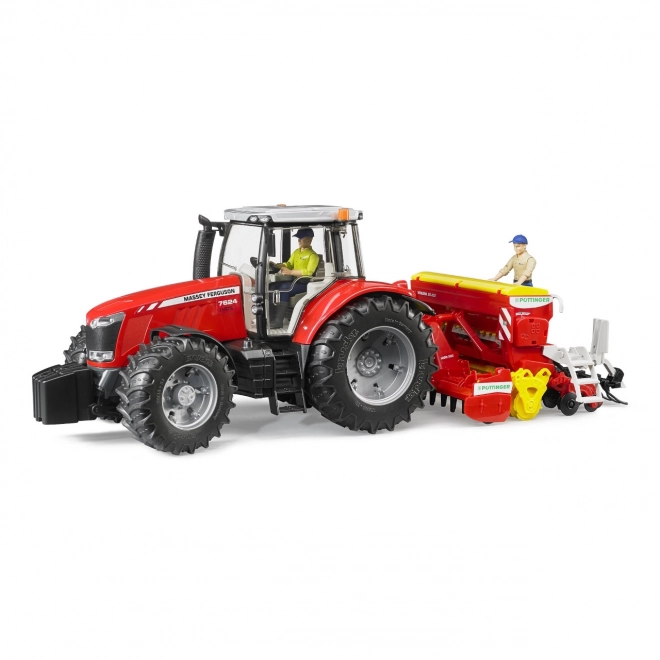 Tractor Bruder Massey Ferguson 7624