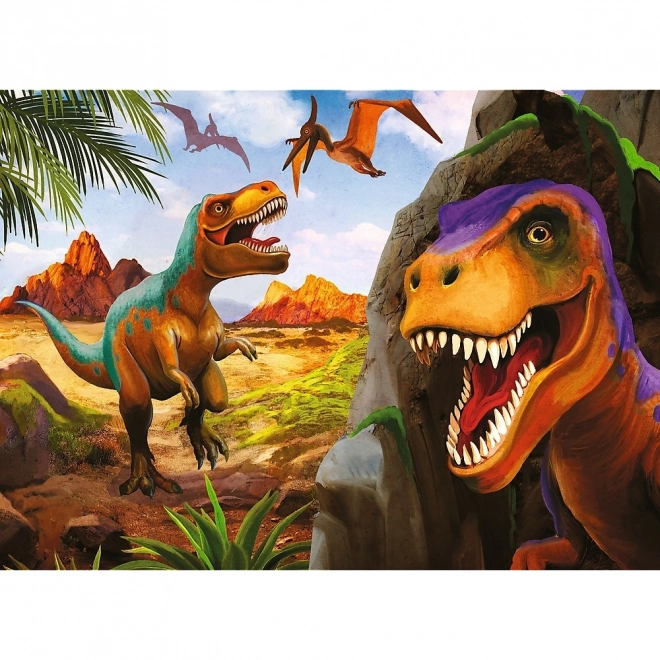 Puzzle Trefl dinozauri: Tyrannosaurus Rex