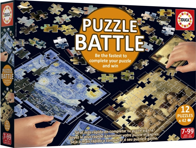 Puzzle Artă Bătălie Educa 12x42 piese