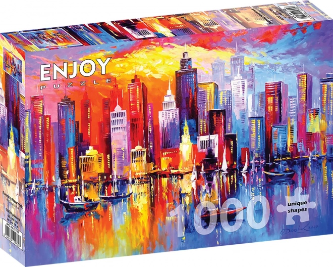 Puzzle New York Nocturn 1000 piese