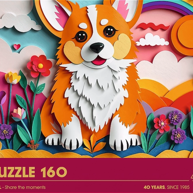 Trefl Puzzle Paper Art: Cățeluș 160 piese