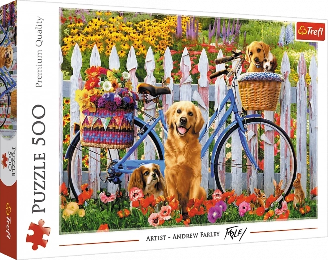 Puzzle 500 piese aventură cu câine