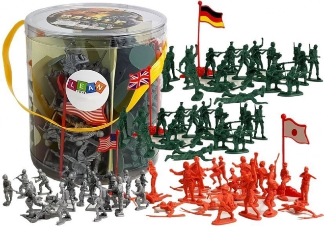 Set figurine soldați 100 piese