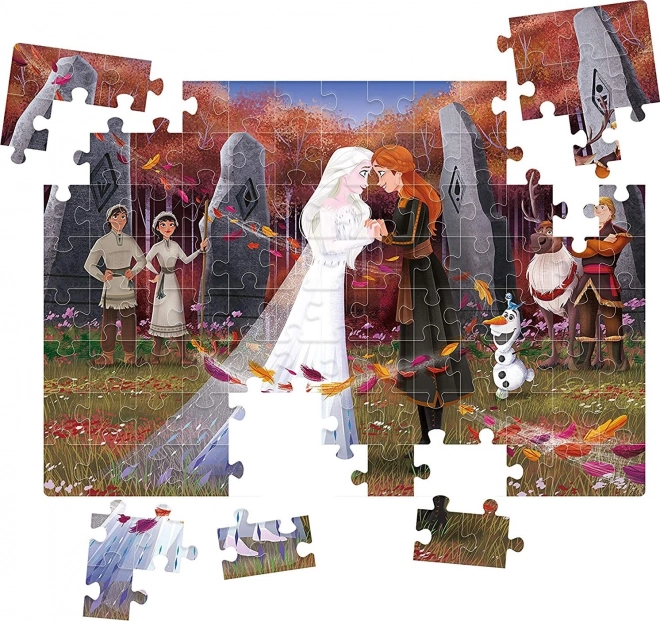 Puzzle CLEMENTONI Frozen 2: Surorile 104 piese