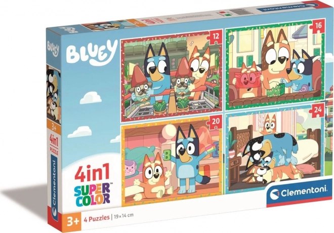 Puzzle Clementoni Bluey set progresiv 4 în 1