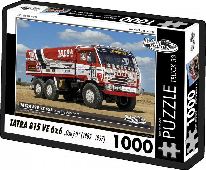 Puzzle Retro-Auta Camion Tatra 815 VE 6x6 Ostrý-II