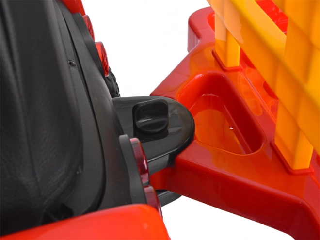 Tractor cu remorcă electric pentru copii Jokomisiada – Roșu