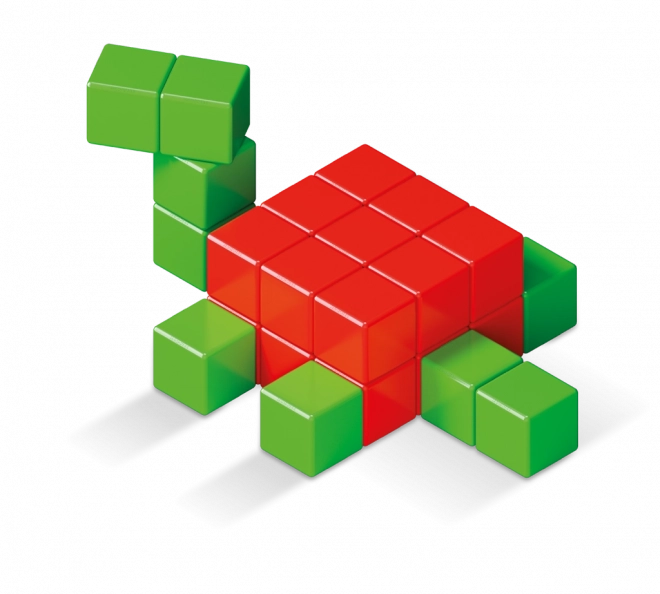 Cuburi Magnetice Geomag Magicube Full Color 64 piese