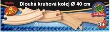 Maxim set de 4 șine circulare lungi