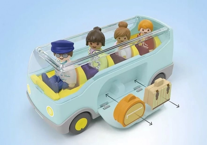 Set de figurine autobuz turistic Junior