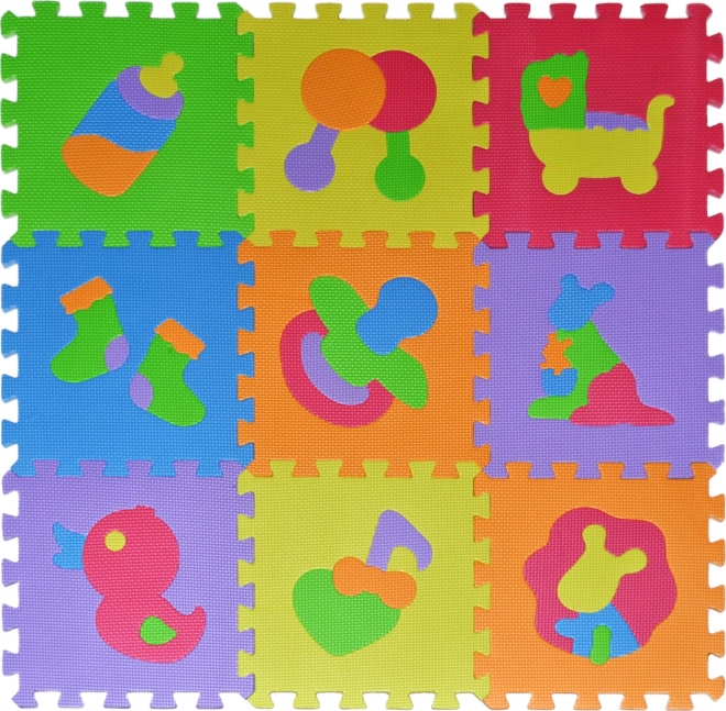 Puzzle din spumă Jucării (28x28)