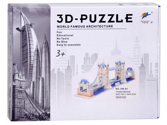 Puzzle 3D Podul Tower Londra 120 Piese