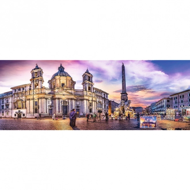 Puzzle panoramice 500 piese Piazza Navona Roma