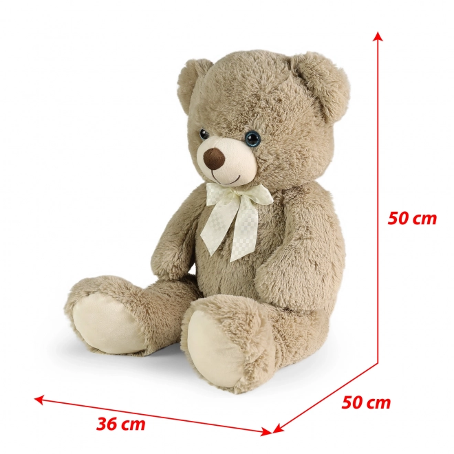 Marele ursuleț de pluș Harvey cappuccino cu etichetă 78 cm